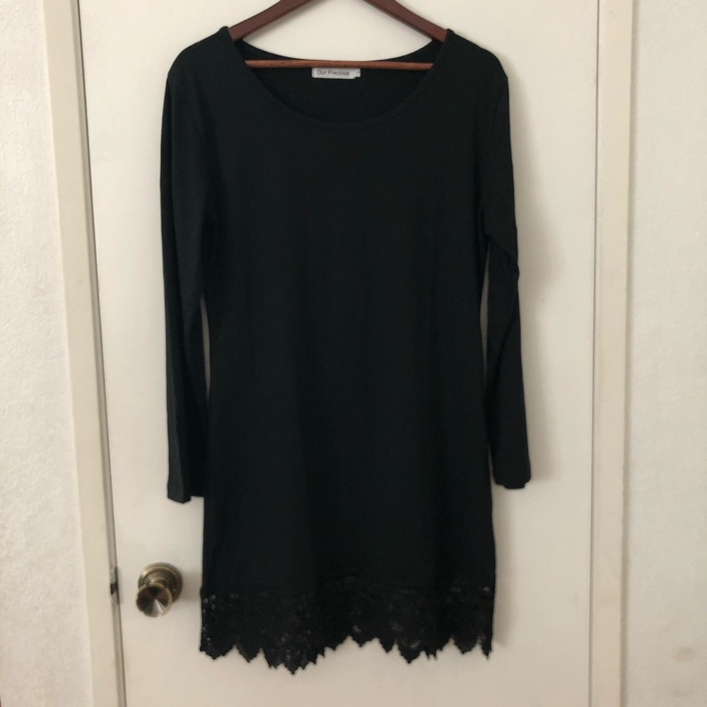 Long Sleeve Shift Dress